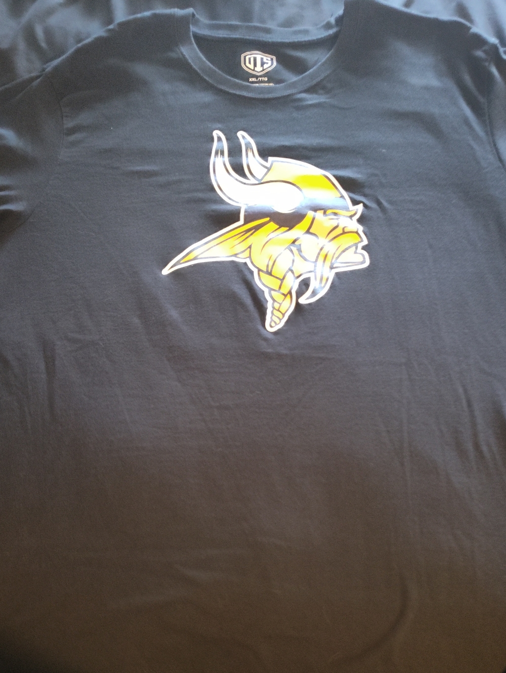 OTS Black Vikings Logo Short Sleeve Tee